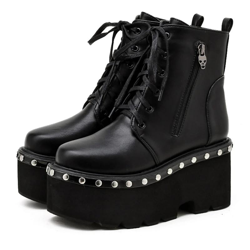 Bottes Plateformes Compenseés Gothique main image 0